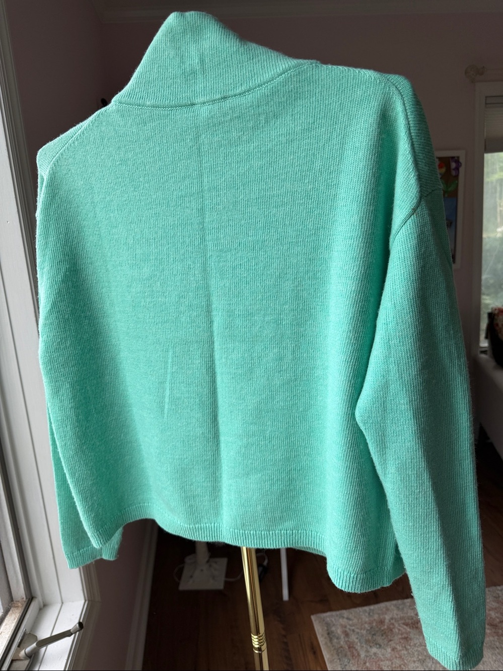 Talbots Mint Green Turtleneck Sweater - Picture 4 of 5
